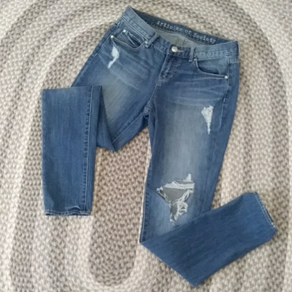 Articles Of Society Denim - Articles of society distressed jeans